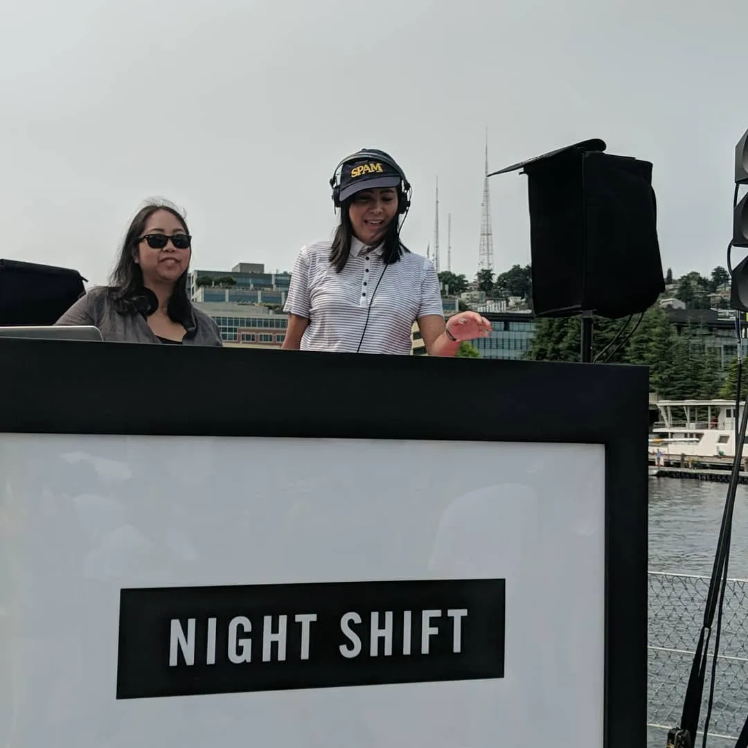 Melenie and Nina Mendoza at Day Shift