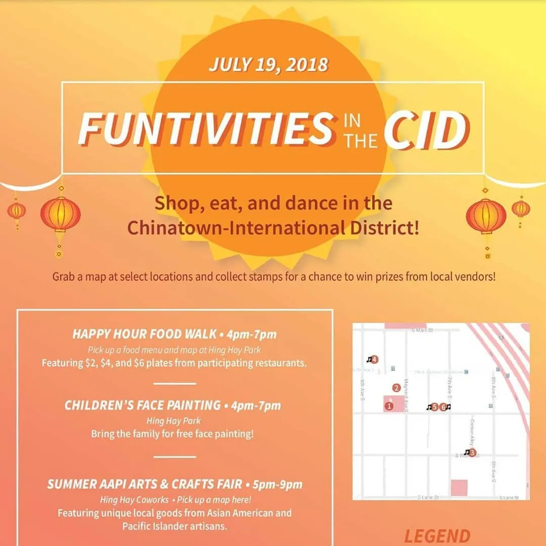 This afternoon, come celebrate summer with @hhcoworks in Seattle's Chinatown International District! I'm going to cool off with @djspingineer @djnhkguy at the patio on DJ duties. I'll be watching you play table tennis or giant Jenga from above!